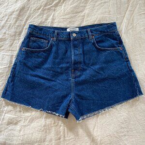 Reformation Charlene High Rise Jean Shorts